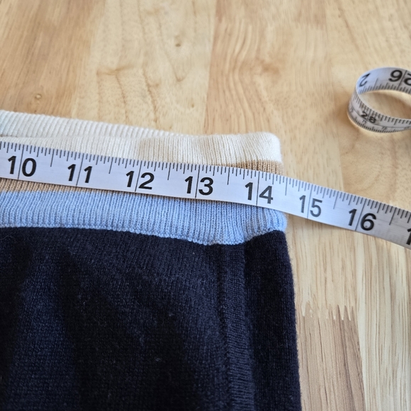 Chinit & Parker Contrast Trim Wool & Cashmere Blend Track Pant Jogger Medium - Picture 13 of 16